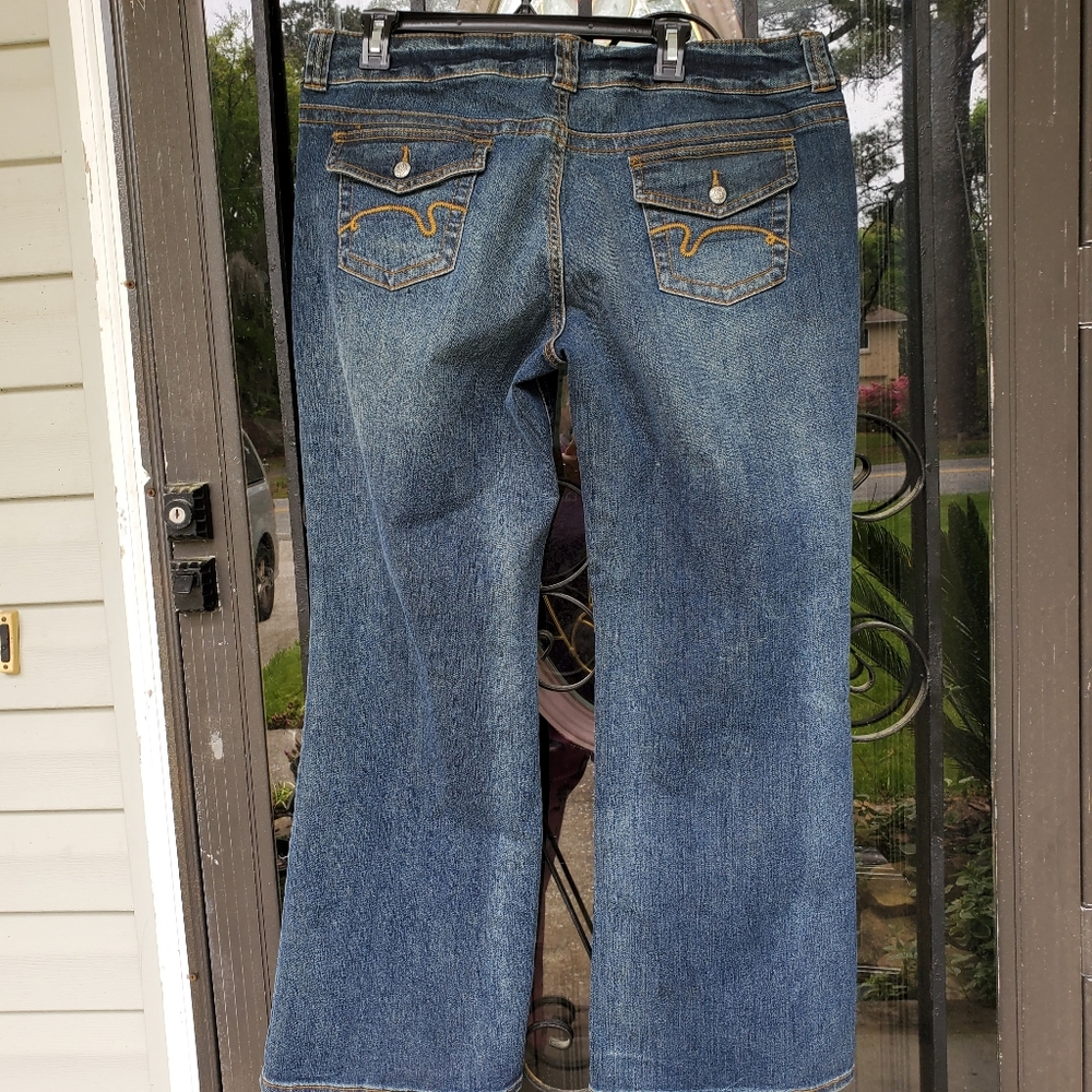 Juniors Denim Duck Head Bootcut Jeans Size 17